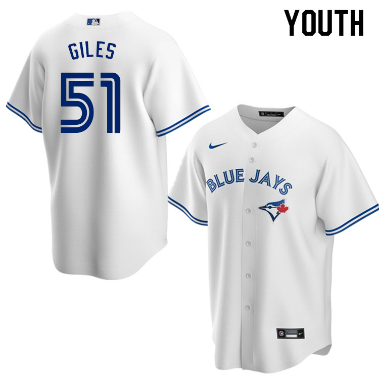 Nike Youth #51 Ken Giles Toronto Blue Jays Baseball Jerseys Sale-White